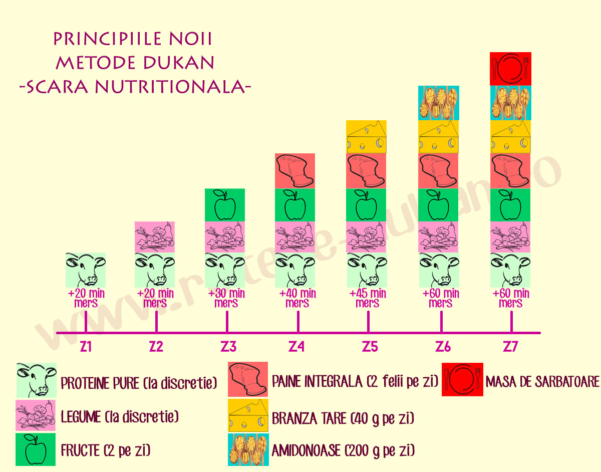 CURĂ DE SLĂBIRE. Dieta Dukan – arzi 10 kilograme în două săptămâni